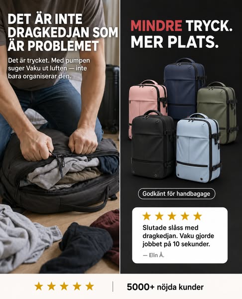 Passar flygbolagens kabinmått – slipp avgiften vid gaten