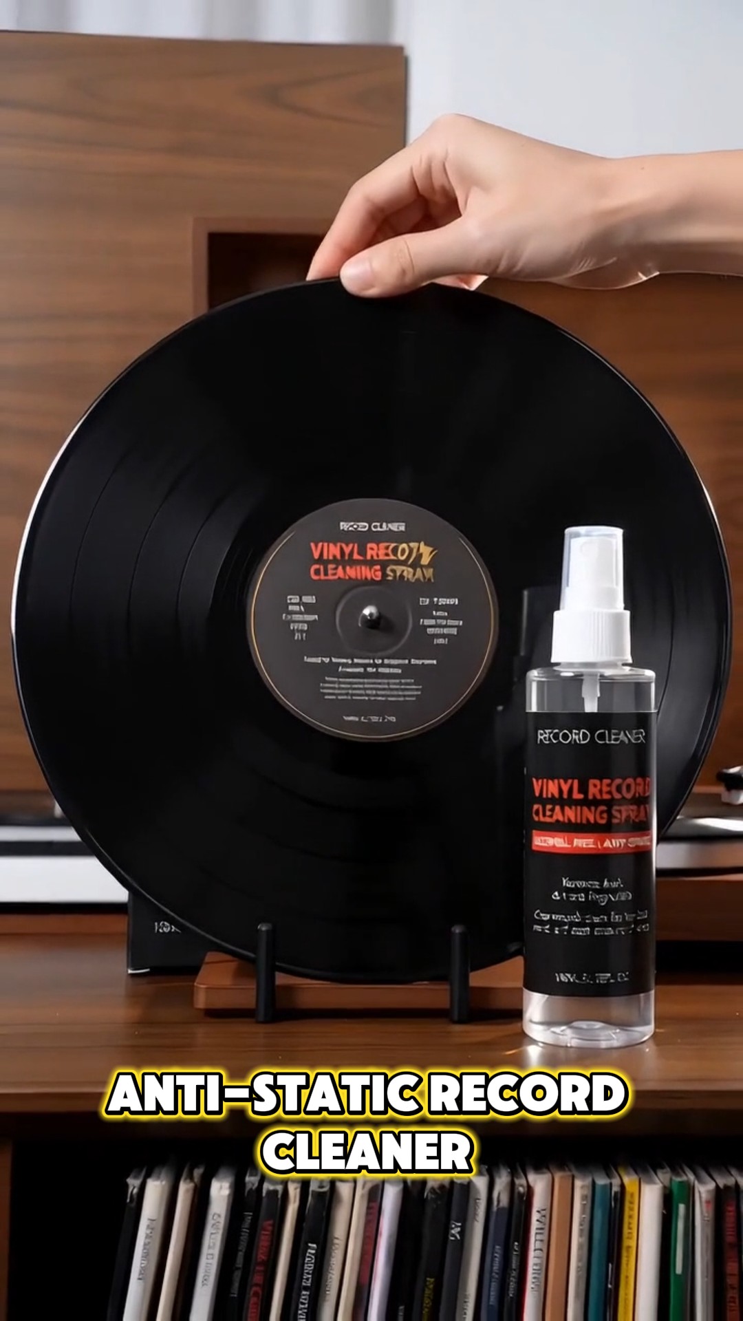 Alcohol‑Free Vinyl Record Care SprayHome DIY Anti‑Static Cleaning Spray Removes Dust & Fingerprints For Records