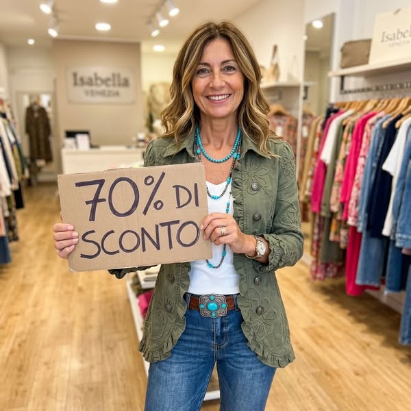 Chiudiamo dopo tanti anni, tutte le giacche in liquidazione
