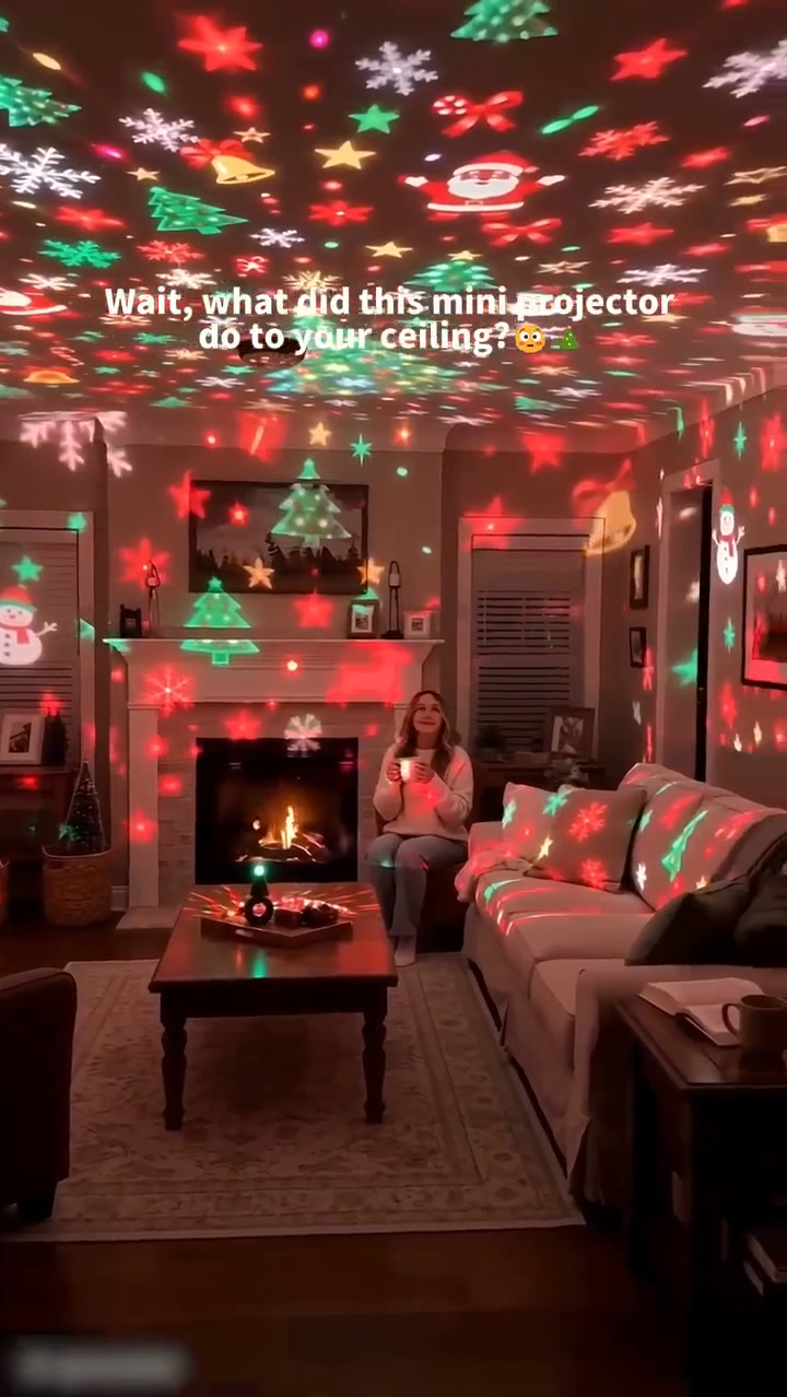 Mini Christmas Projector Light