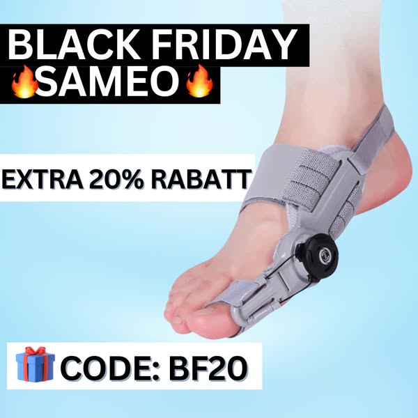 Black Friday — zusätzlich 20 % Rabatt: Code BF20