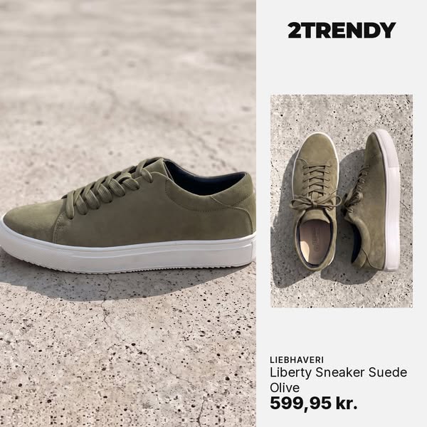 Liebhaveri Liberty Sneaker Suede Olive