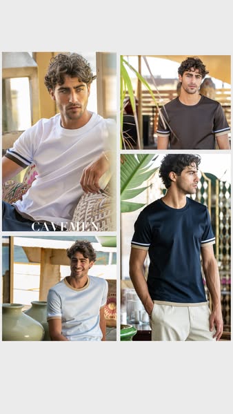 T-shirt Algodão Mercerizado