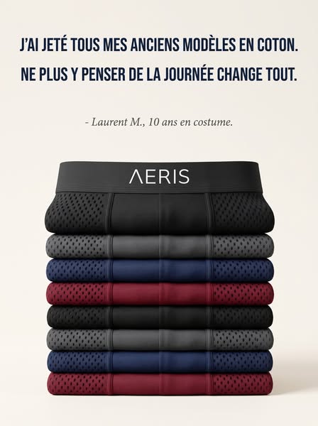 Enfin, des sous-vêtements qui ne cisaillent plus le ventre après 2 heures de réunion !