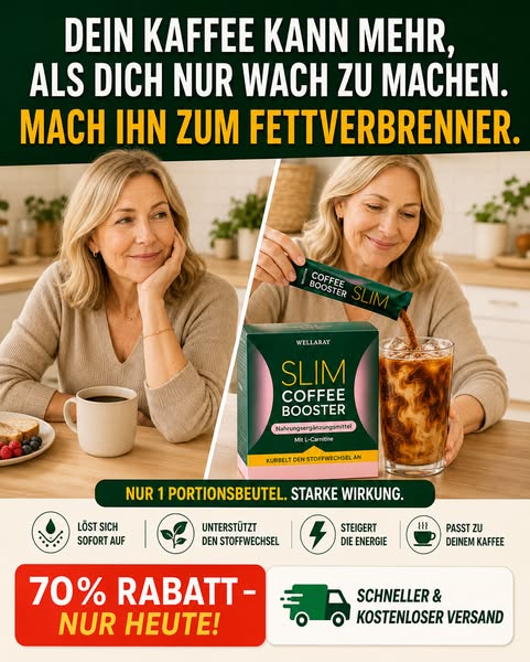 Jetzt 70 % Rabatt auf Slim Coffee Booster sichern.