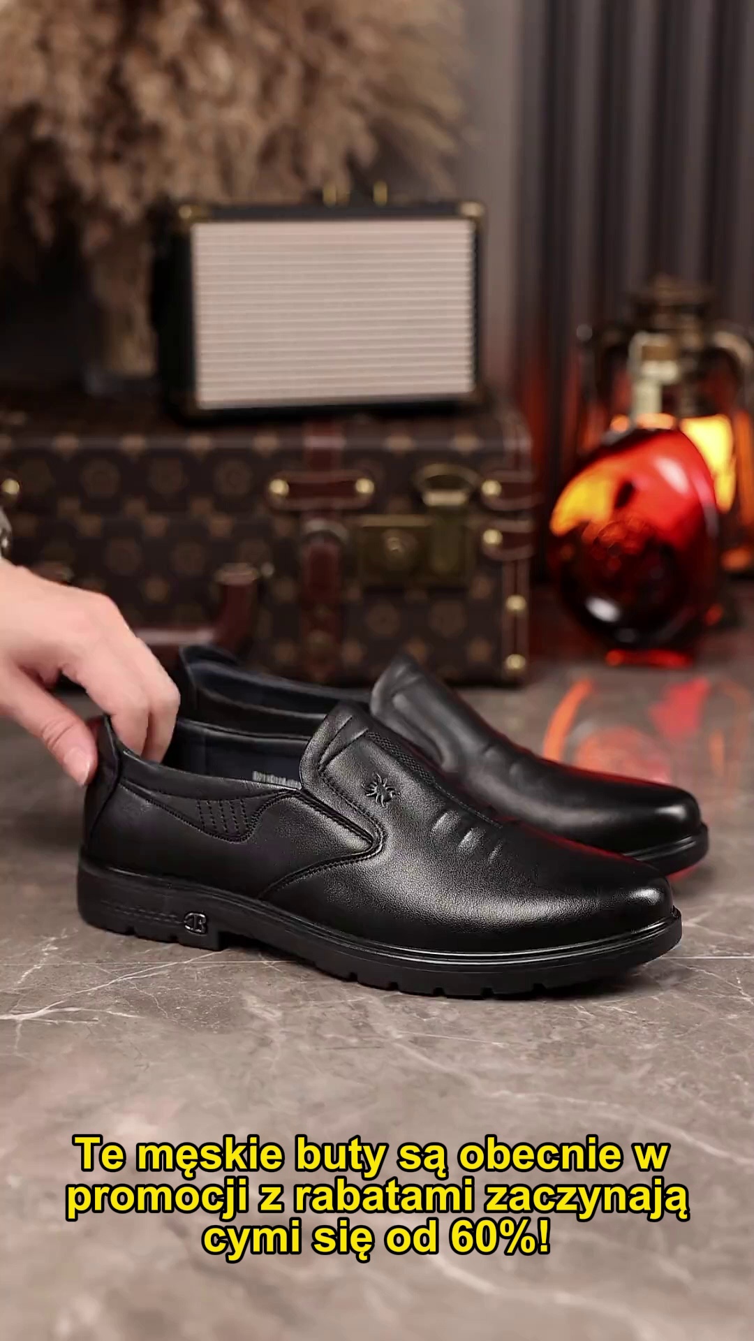 【30% OFF】【39-44】--1 pereche 109 zł.，Meskie skorzane buty biznesowe