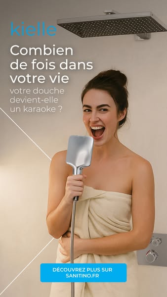 La douche qui révèle votre talent.