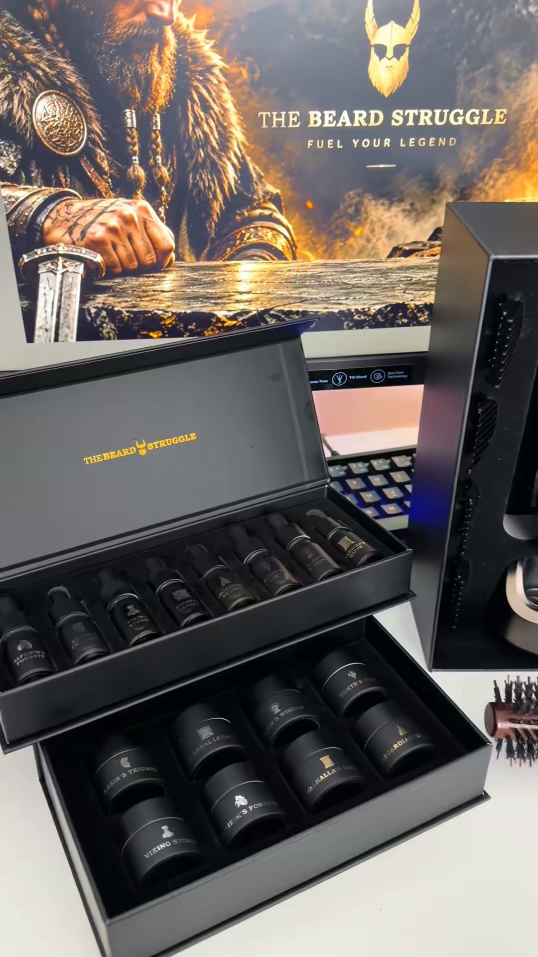 8 Oils. 8 Balms. One Legendary Beard Kit.