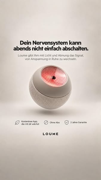 Einschlafen in Minuten.