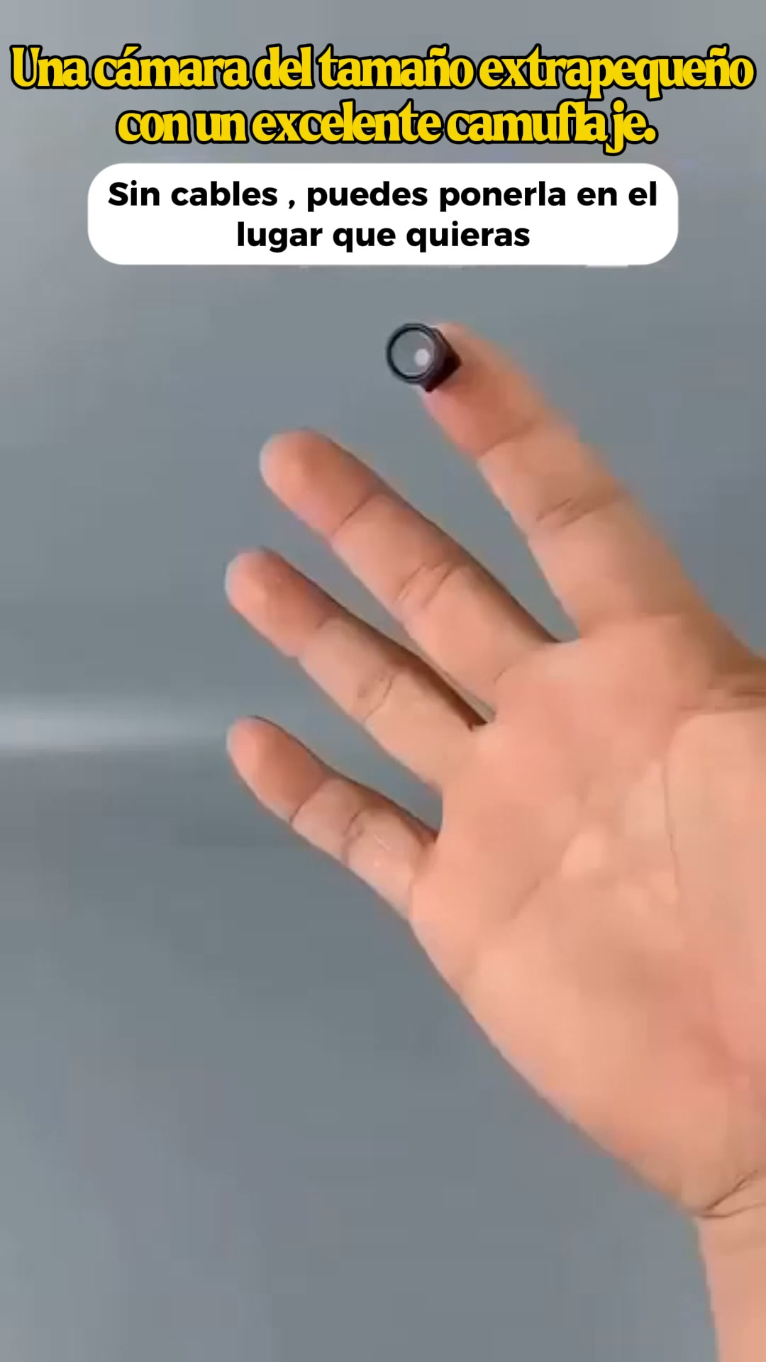 Tranquilidad en casa con una cámara del tamaño de un pulgar