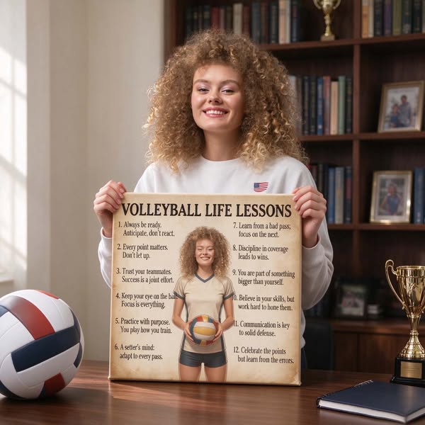 Custom Volleyball Wall Art