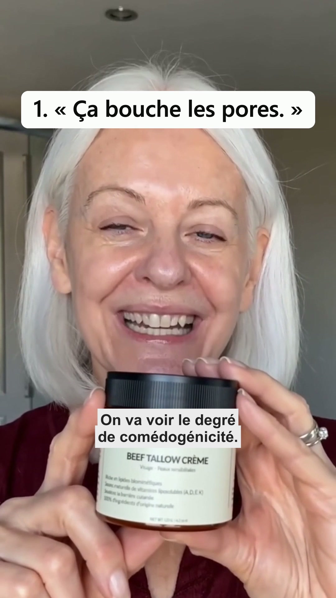 Le suif, ça bouche les pores ?