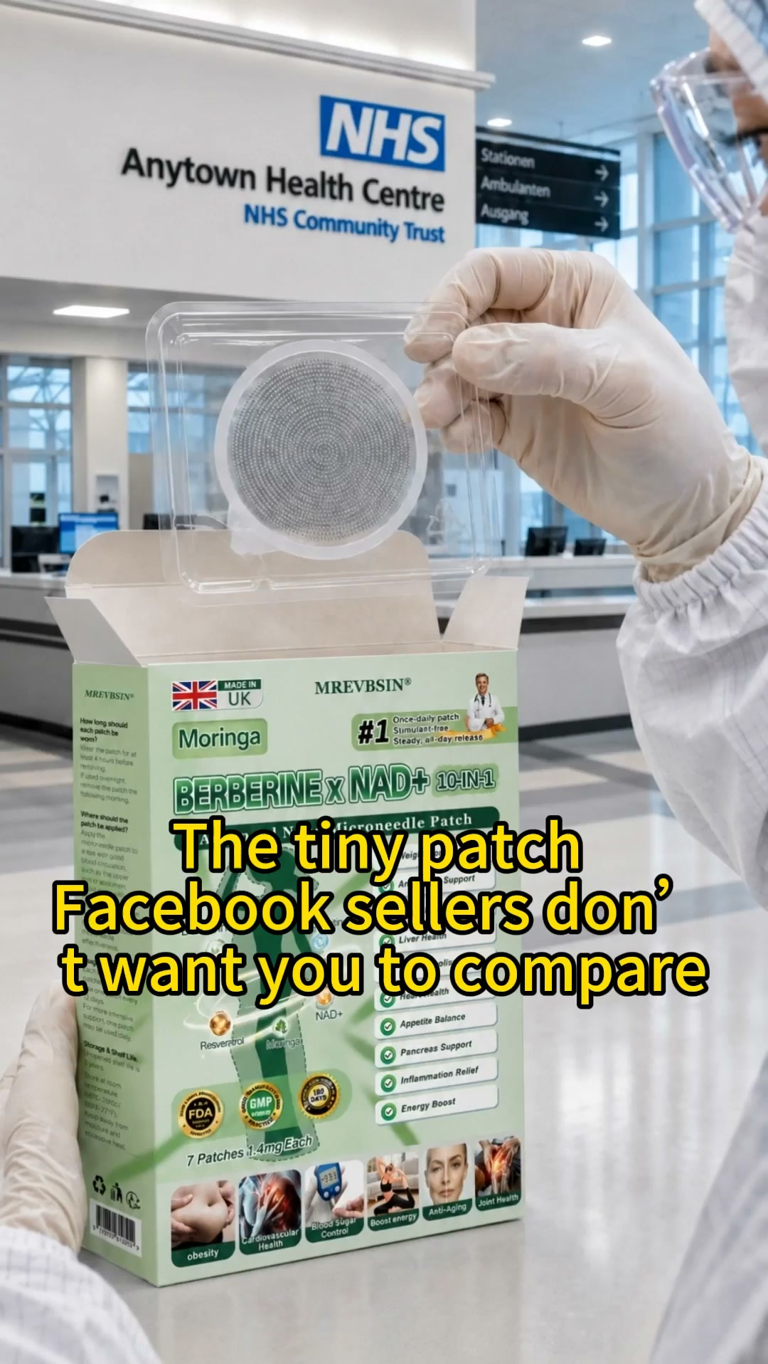NHS Doctor Warning: That Tiny Facebook Patch May Not Be What You Were Shown