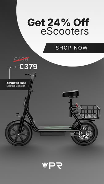 Get 24% Off eScooters