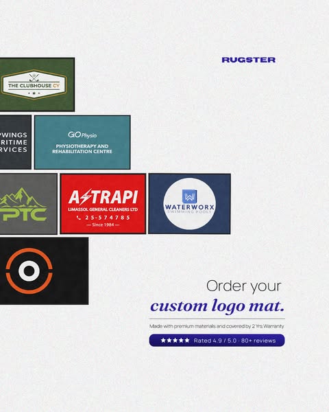 Order your custom logo mat