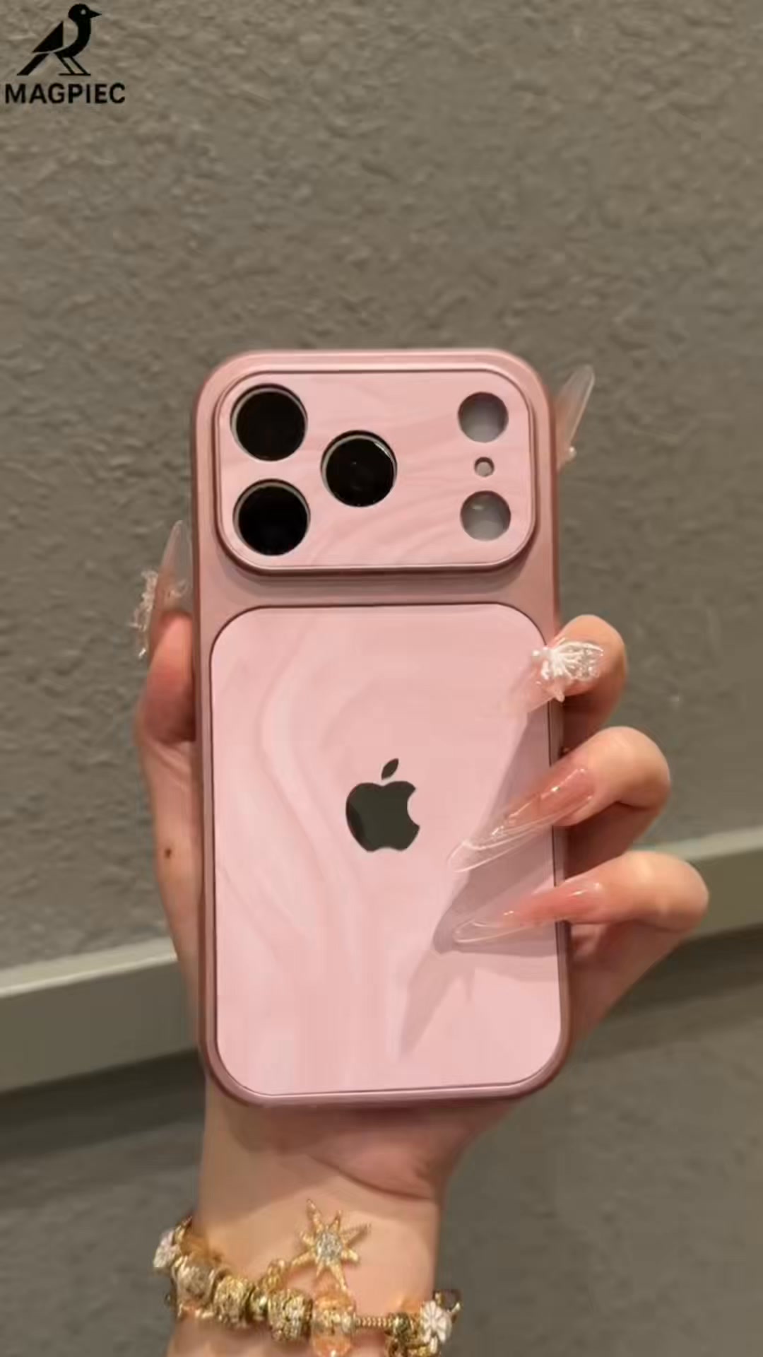 iPhone Liquid Ripple Suede Case