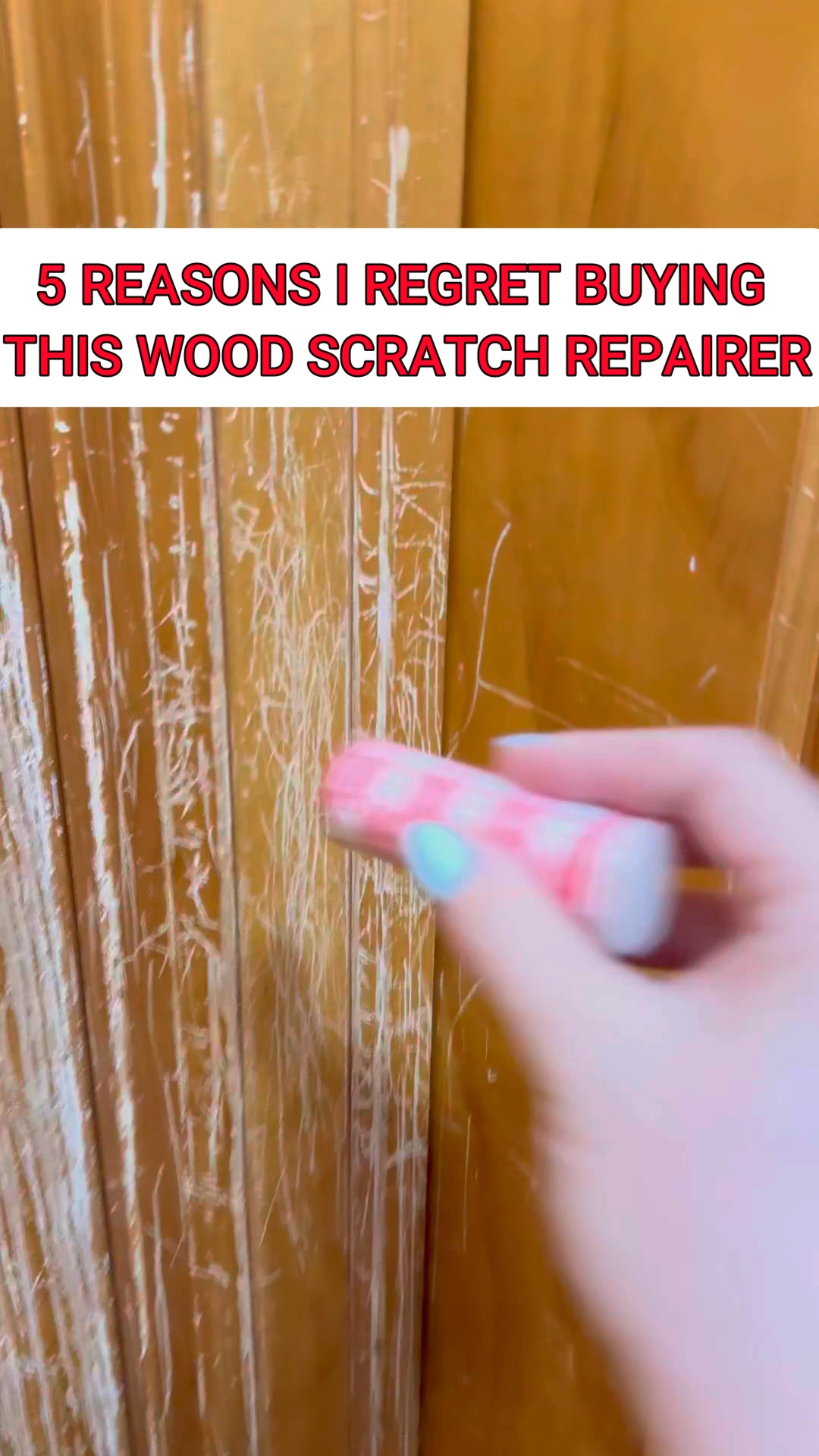 Try This to Remove Wood Scratches