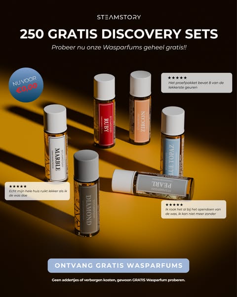 GRATIS Wasparfum + Wasstrips