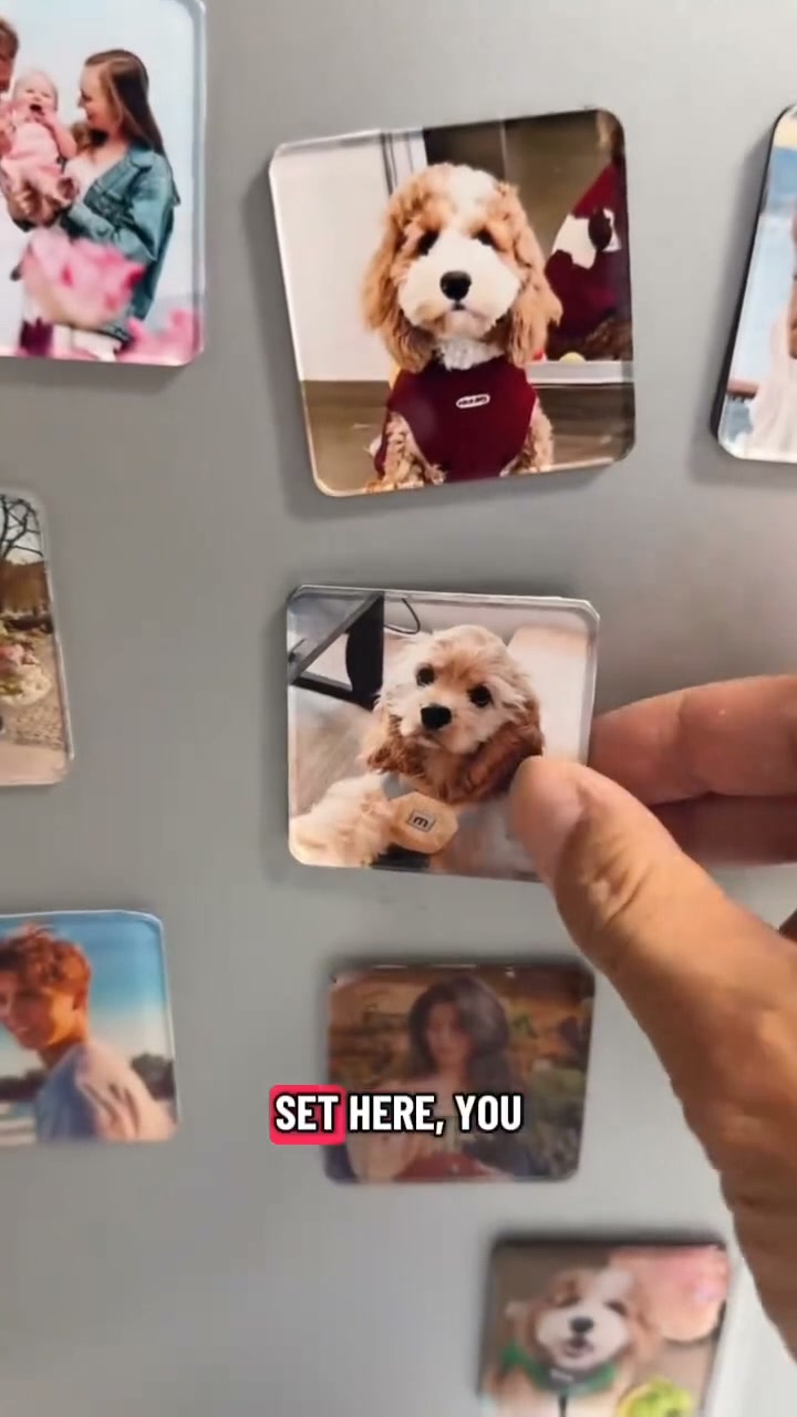 DIY Acrylic Fridge Magnets
