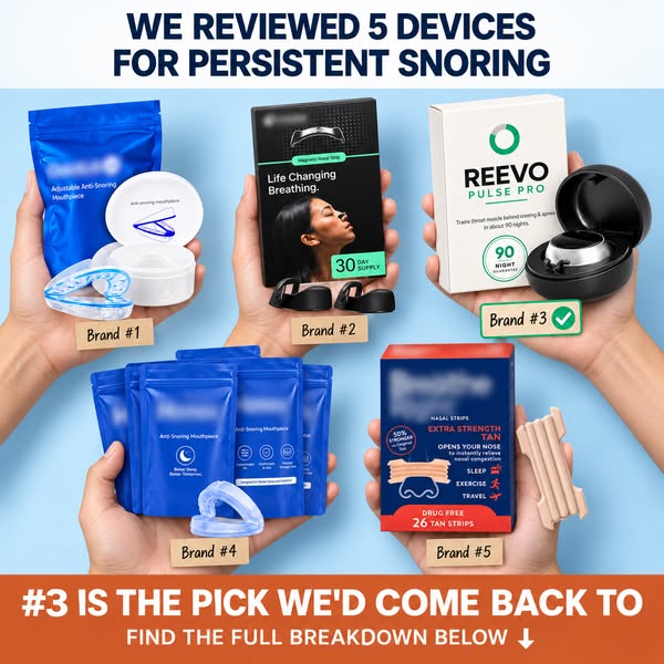 We Tested 5 Anti-Snoring Products. Only 1 Actually Worked.