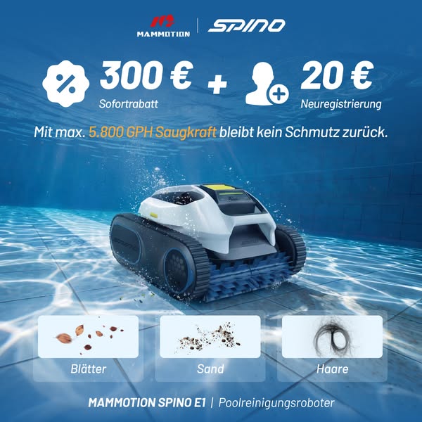 Sommerangebote auf Poolroboter