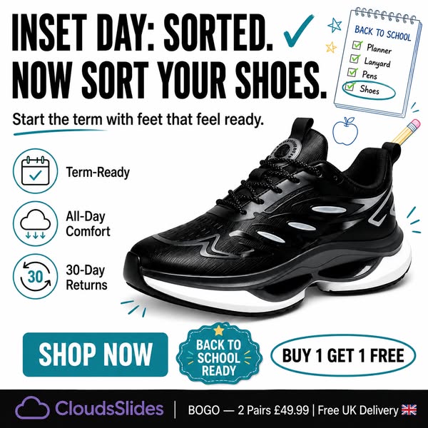 2 Pairs For £49.99 · Built For 12-Hour Shifts
