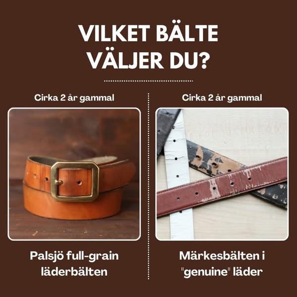 Din midja. Ditt bälte. Inga kompromisser.