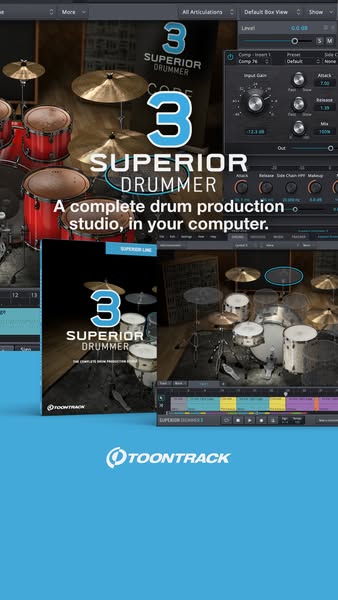 The complete drum production studio