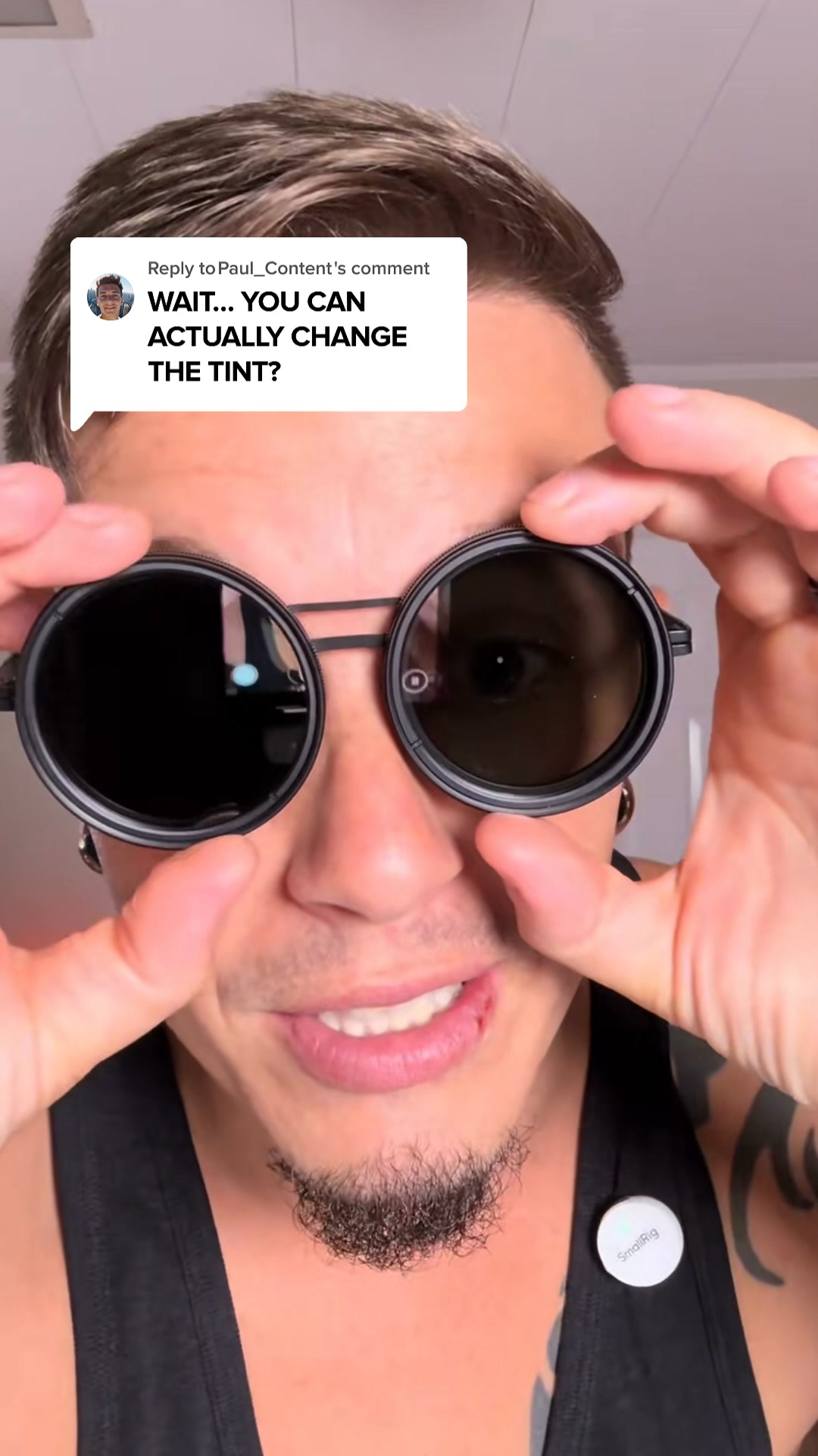 FlexVision™ | Adjustable Black Sunglasses