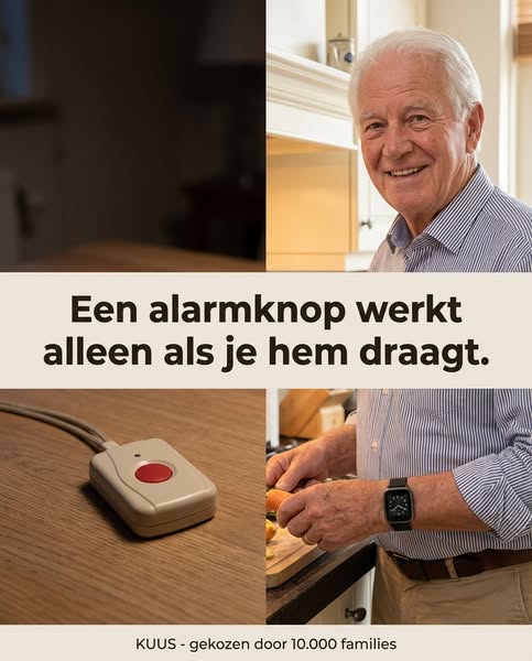 Horloge met valdetectie - zonder abonnement