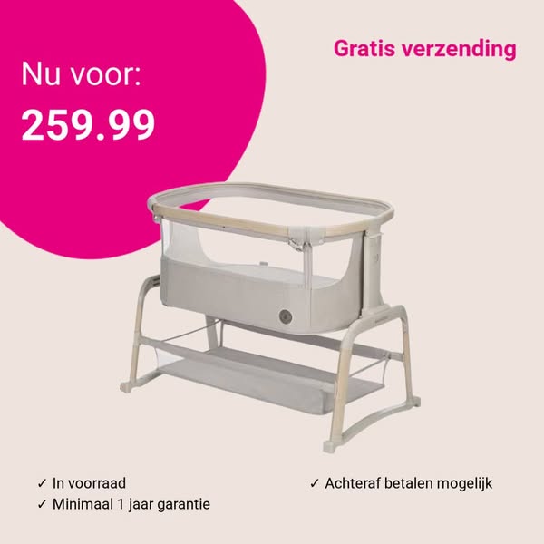 Co-sleeper Wieg Maxi-Cosi Iora Air Classic Beige