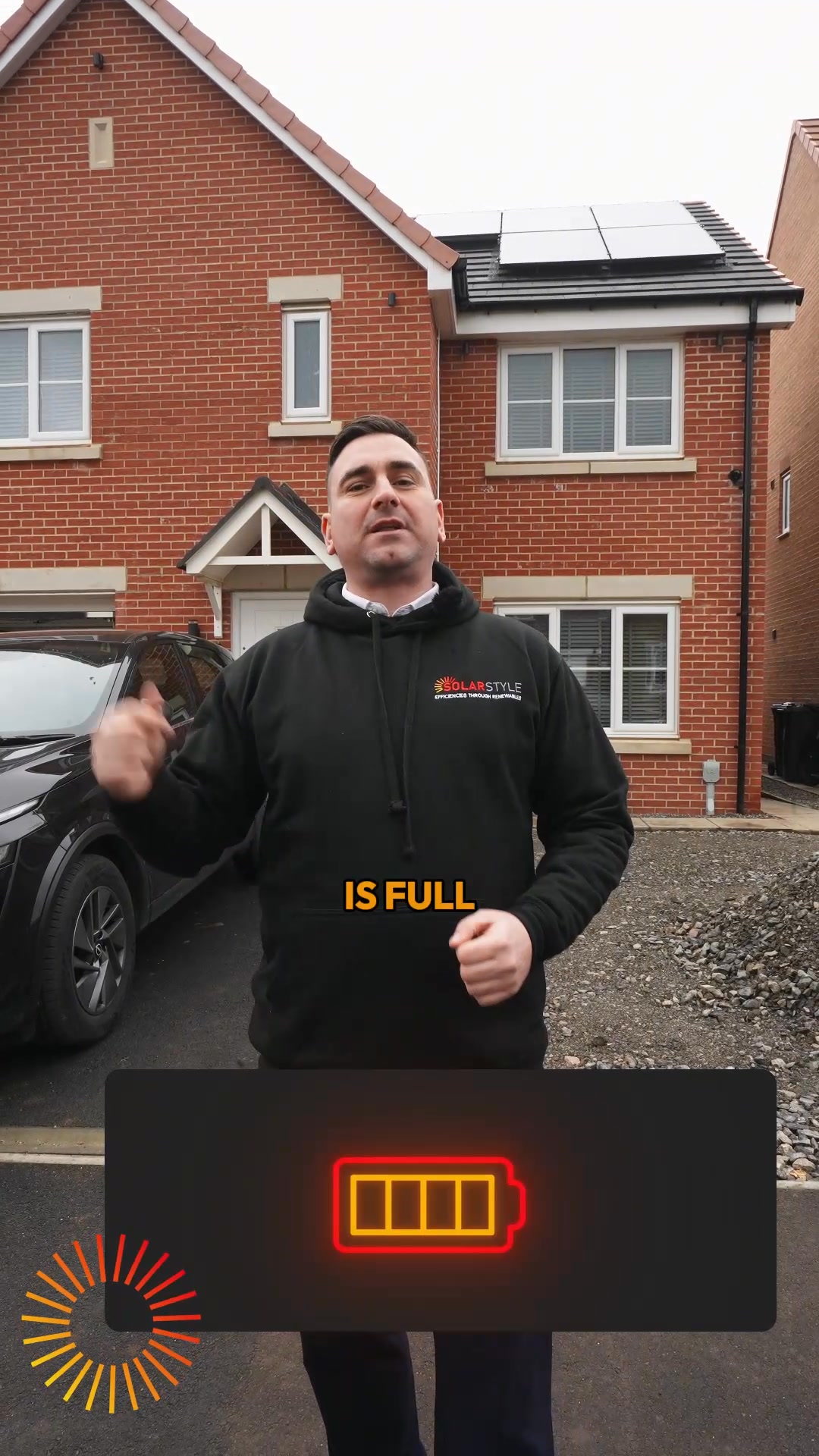 Solar, battery and EV charging