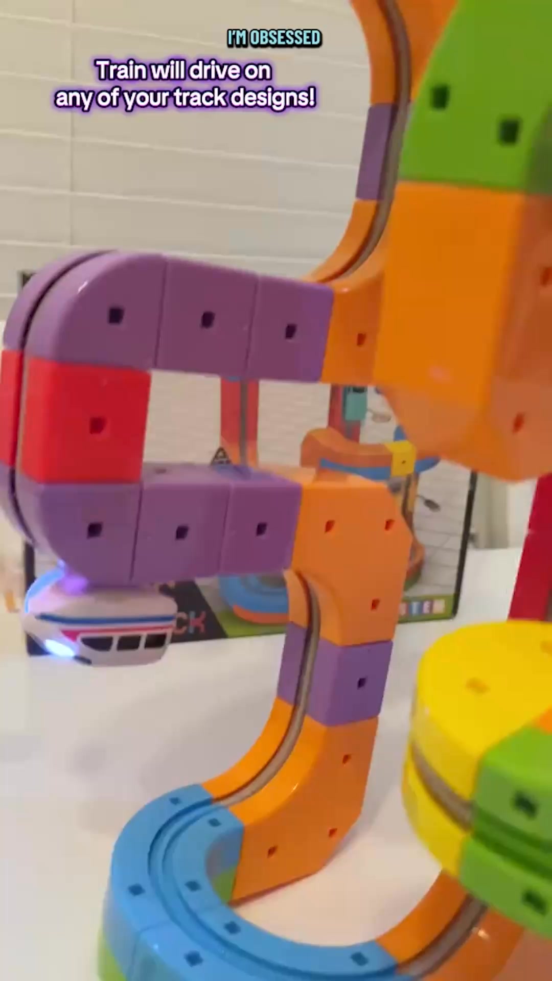 BlockRail™ | Magic Cube Train Track
