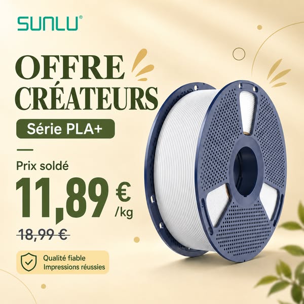 Faites le plein de filaments SUNLU