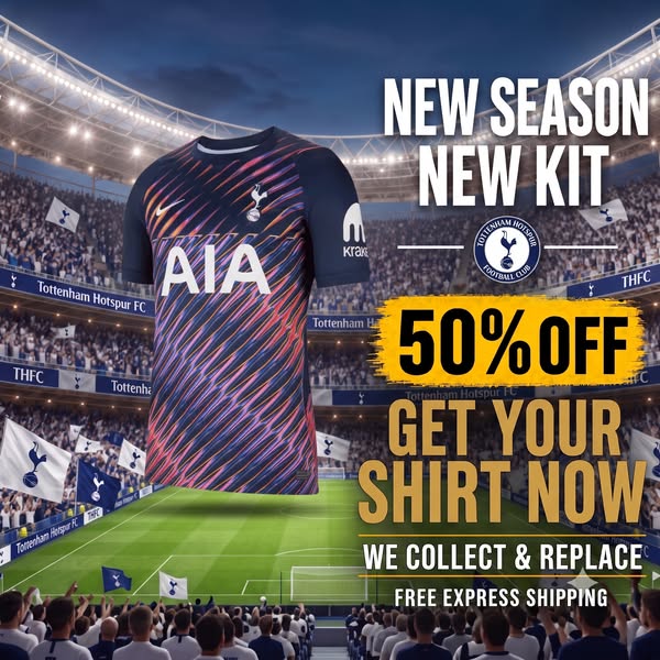 Tottenham Kits | Hassle-Free Collect & Replace