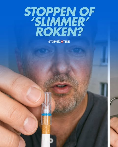 Geen Nicotine. Geen Teer. Da's slim bekeken!