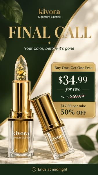 Buy 1 Get 1 Free - Ends Tonight