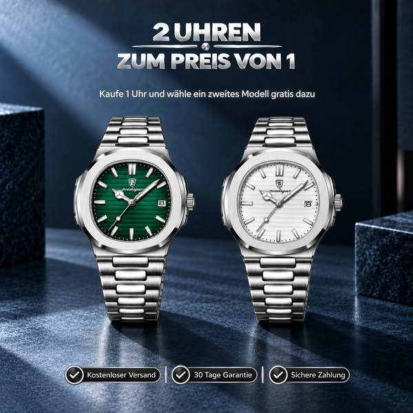 2 Uhren. 1 Preis.