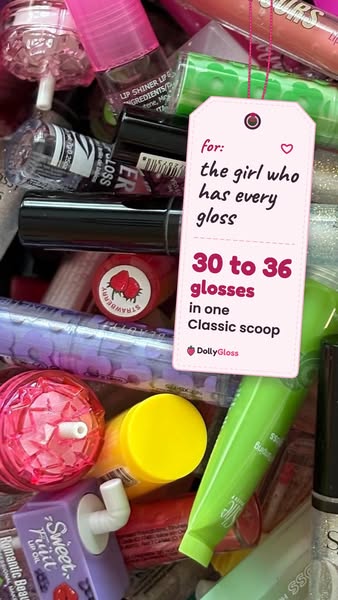 30 to 36 glosses, one scoop
