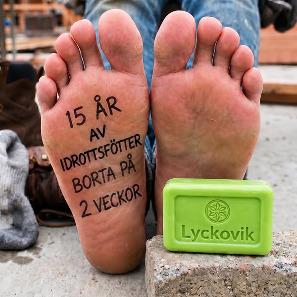 Äntligen fri från fotsvamp