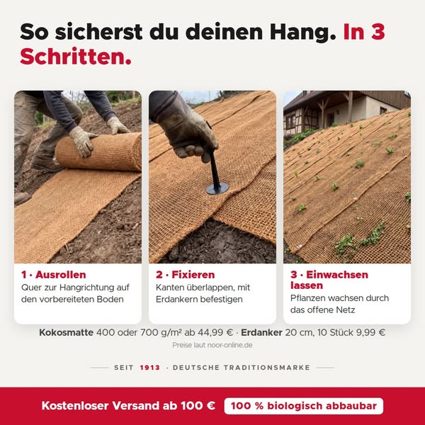 Erosionsschutzmatte Kokos – ab 44,99 €