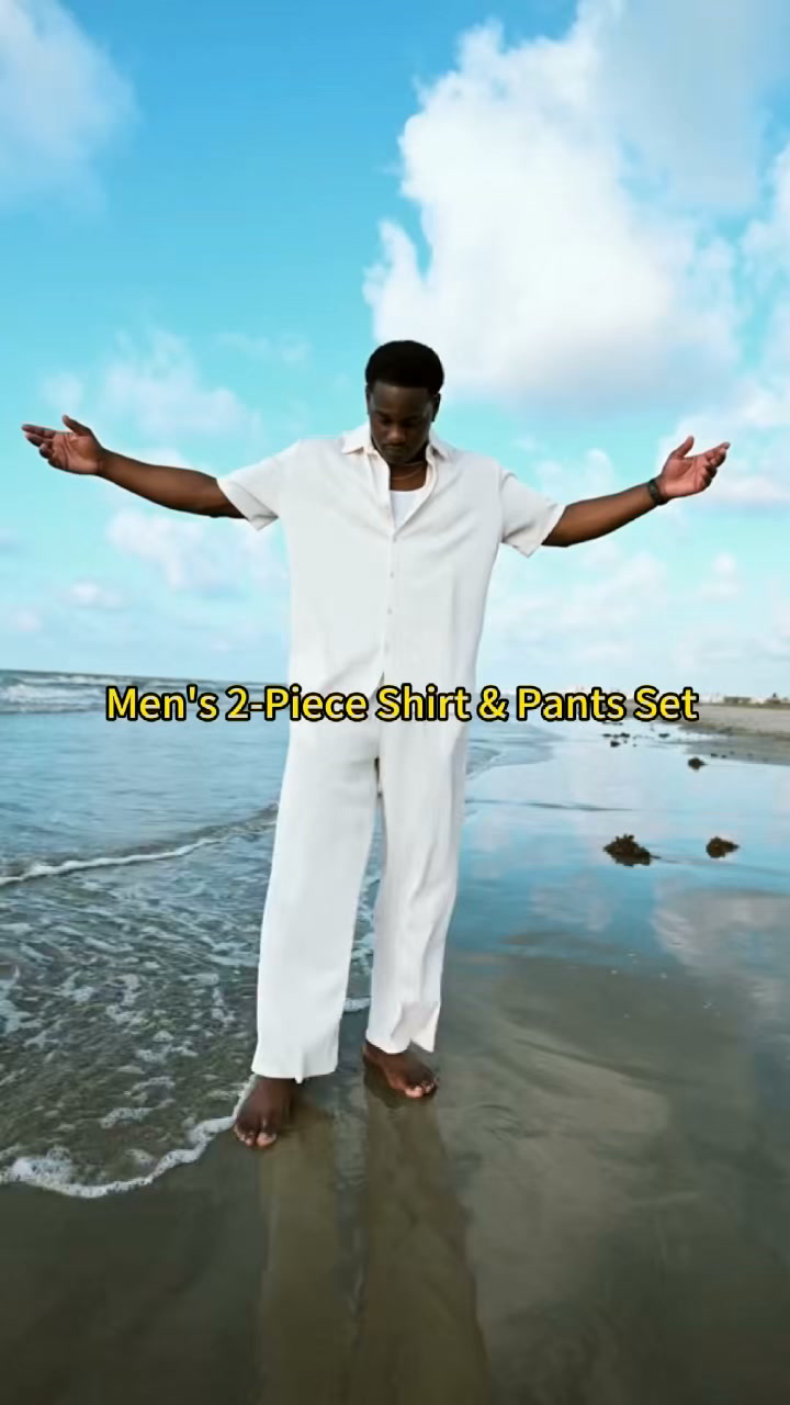 Casual 2-Piece Shirt & Pants Set