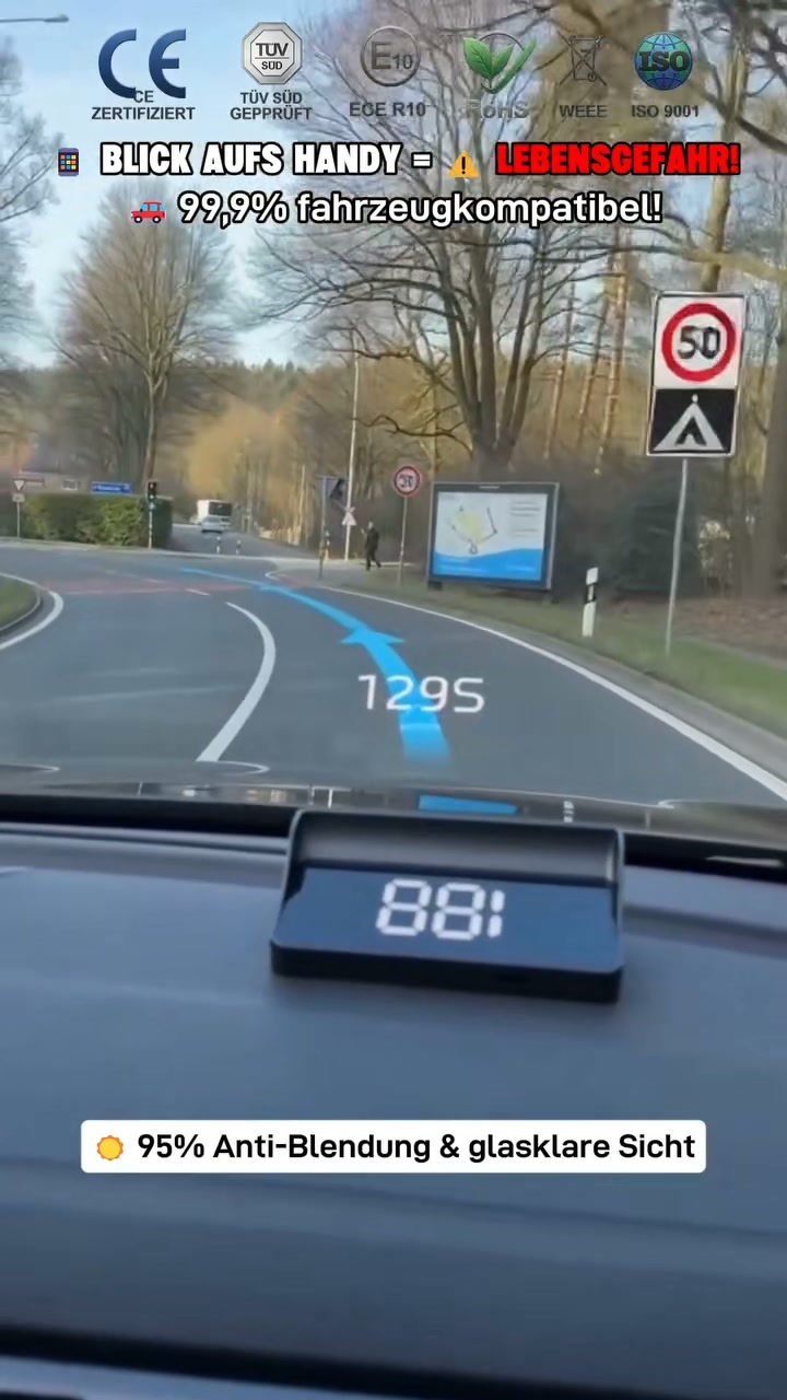 Kein Suchen. Keine Ablenkung. Keine Strafzettel mehr.