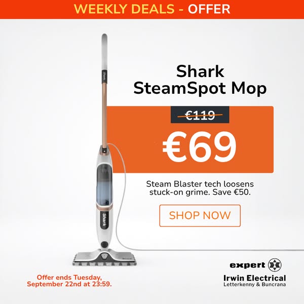 Shark SteamSpot Mop | Now €69