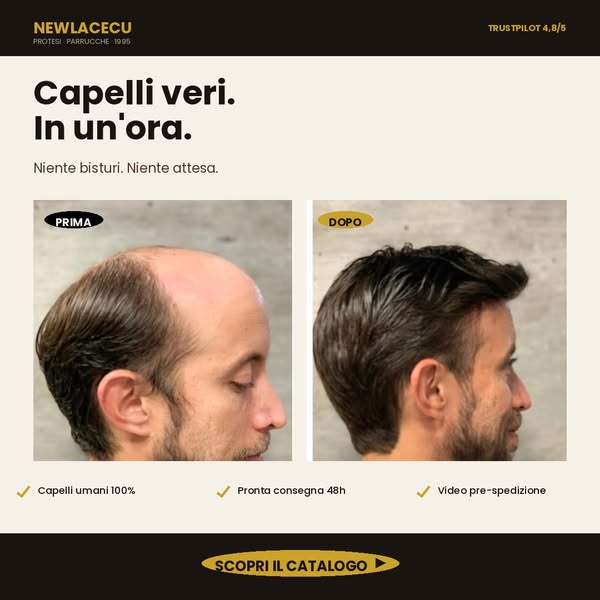 La differenza si vede. La protesi no.