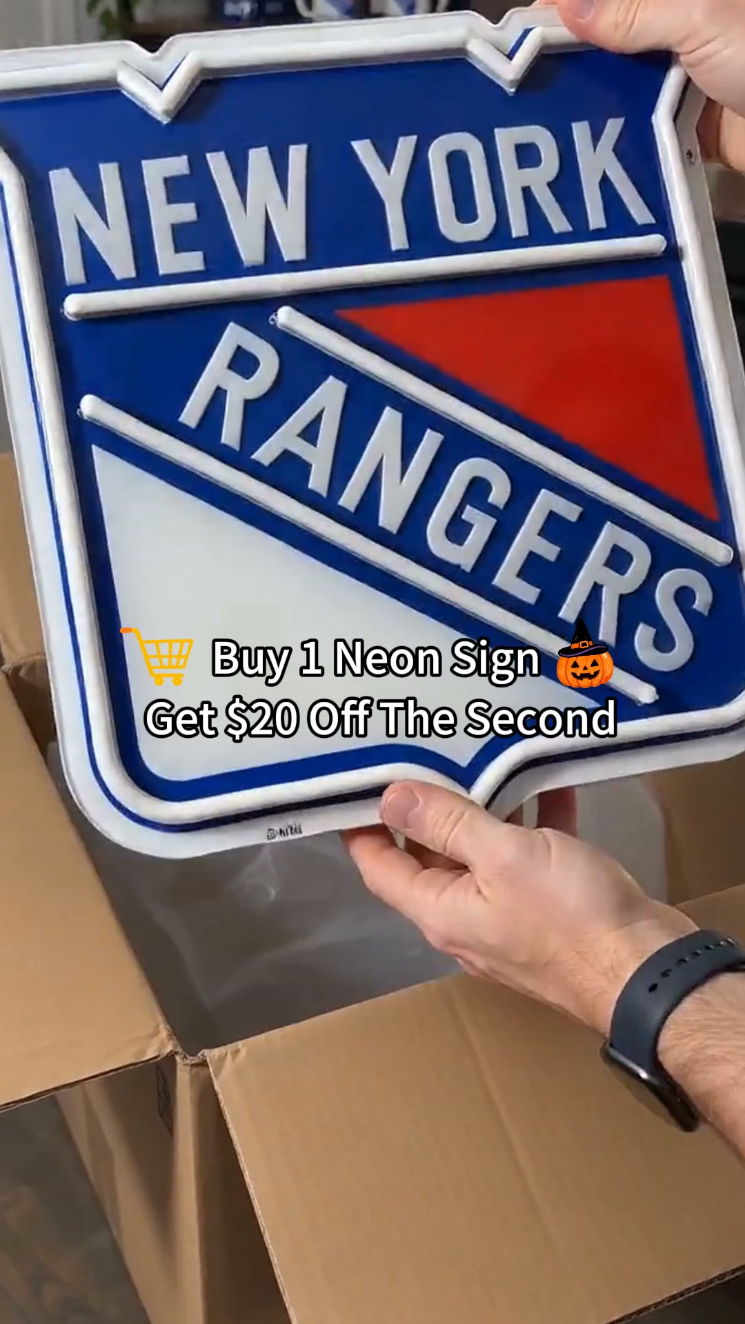 Buy 1 neon sign, get the 2nd 50% OFF + free delivery