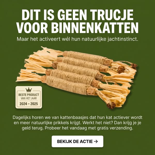 Je kat is niet gewoon rustig. Ze mist iets.