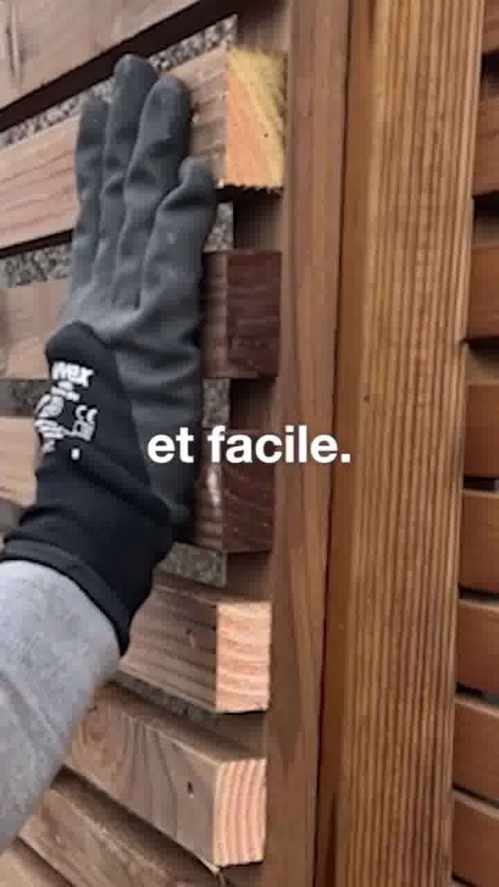 Montez votre clôture en bois design en quelques heures !