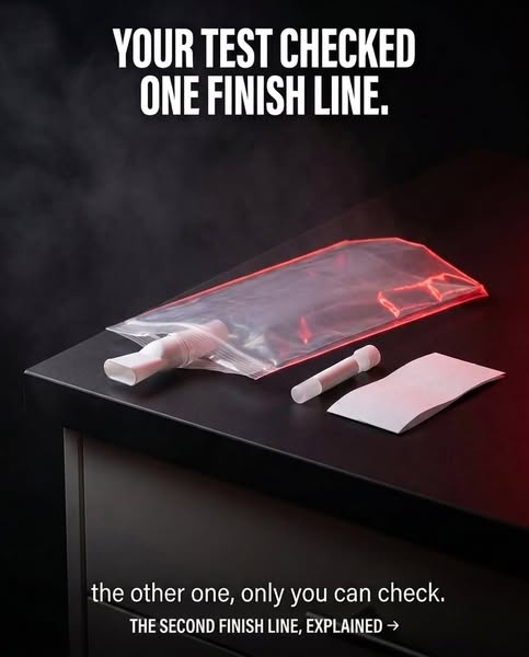 Your Test Checked One Finish Line