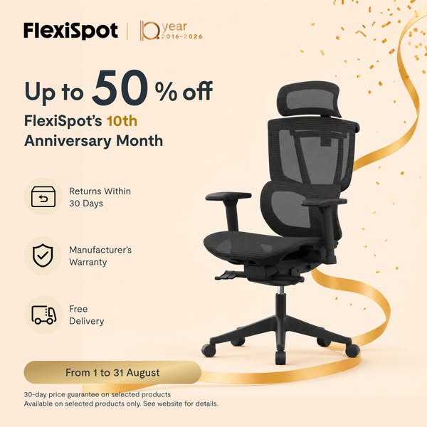 Up to 50% off. Don't overthink it.
